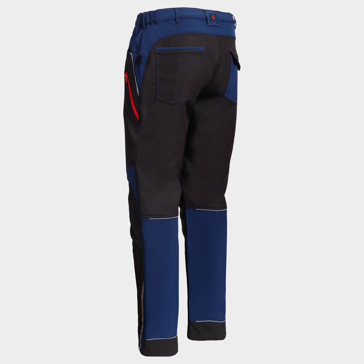 Work trousers PRISMA SOFTSHELL 2.0 BLACK/DARK BLUE - 6