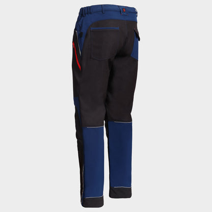 Work trousers PRISMA SOFTSHELL 2.0 BLACK/DARK BLUE - 6