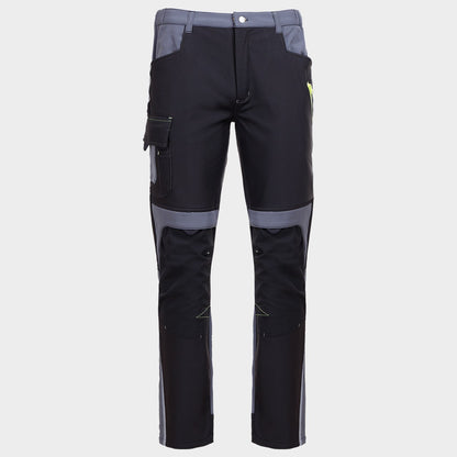 Pantaloni de lucru PRISMA SOFTSHELL 2.0 NEGRU/GRI - 1