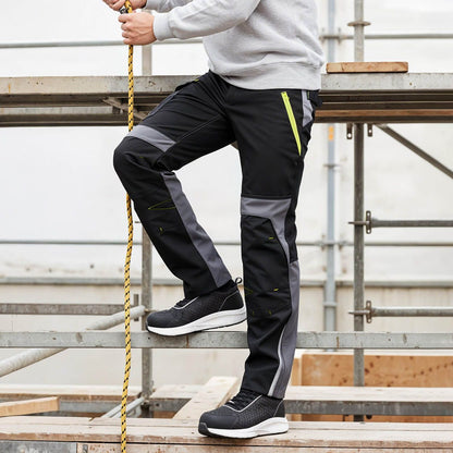 Pantaloni de lucru PRISMA SOFTSHELL 2.0 NEGRU/GRI - 3