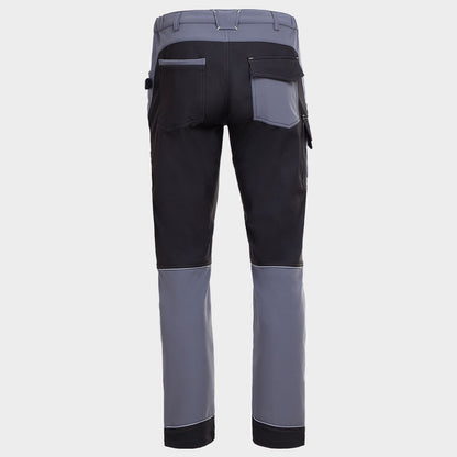 Pantaloni de lucru PRISMA SOFTSHELL 2.0 NEGRU/GRI - 4