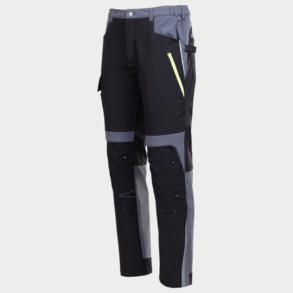 Pantaloni de lucru PRISMA SOFTSHELL 2.0 NEGRU/GRI - 6
