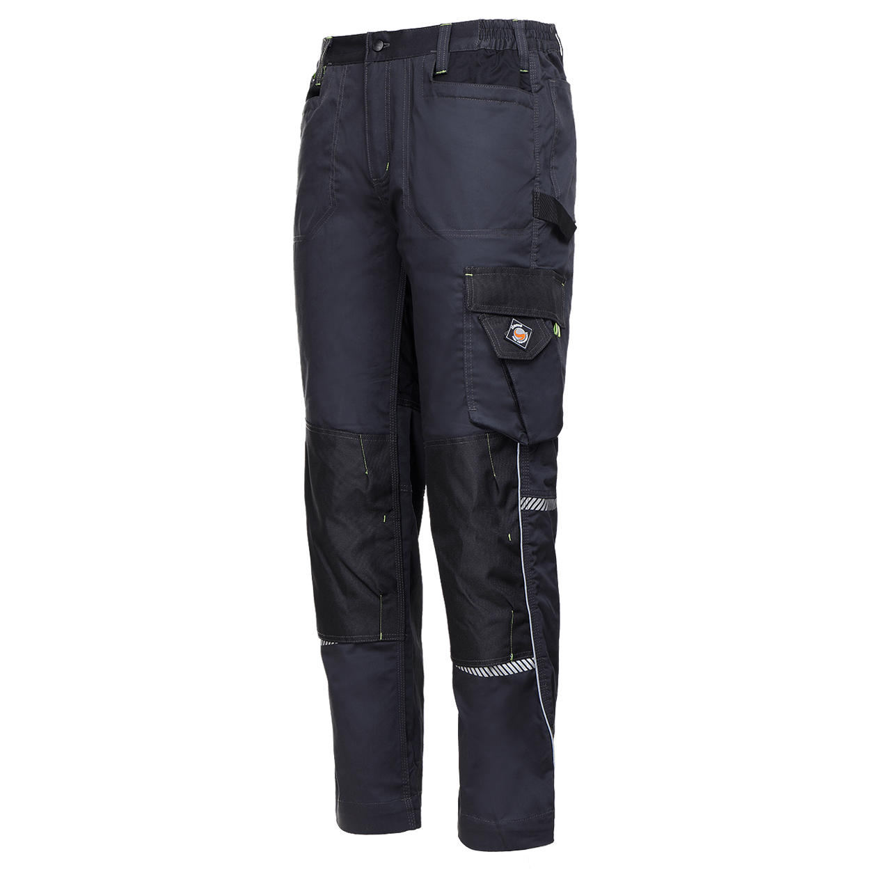 Работен панталон PRISMA SPANDEX GREY/BLACK - 5