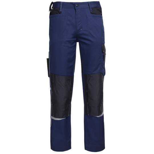 Work trousers PRISMA SPANDEX NAVY BLUE/BLACK - 1