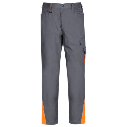 Work trousers PRISMA SUMMER GREY/ORANGE - 1
