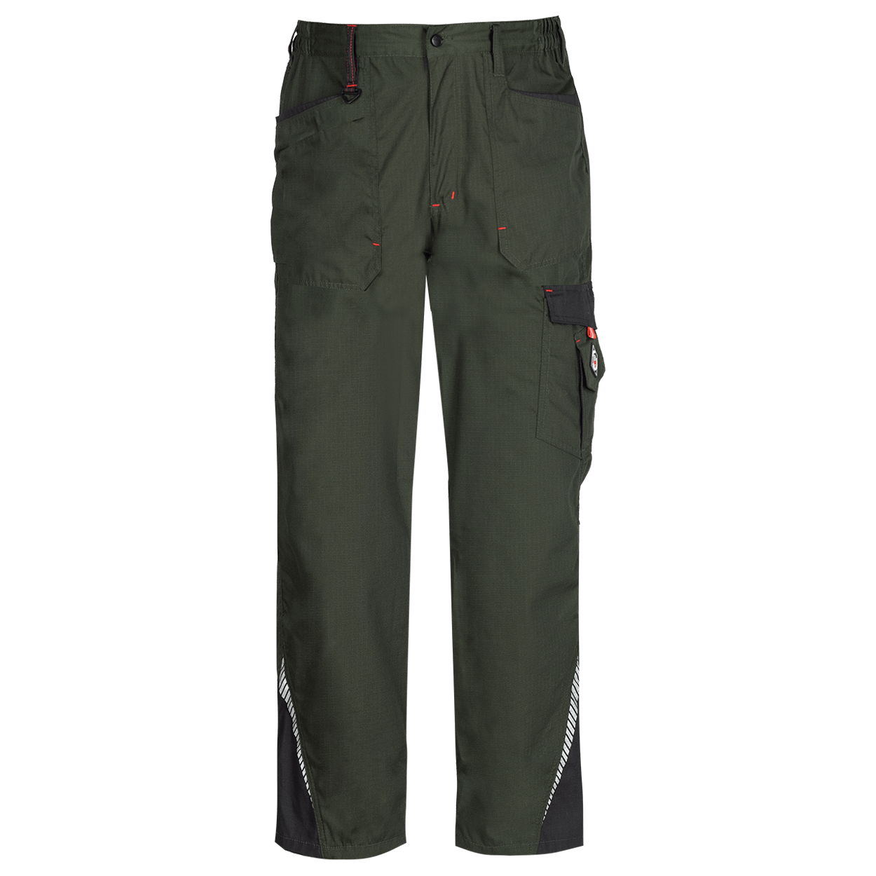 Παντελόνι εργασίας PRISMA SUMMER OLIVE/BLACK - 1