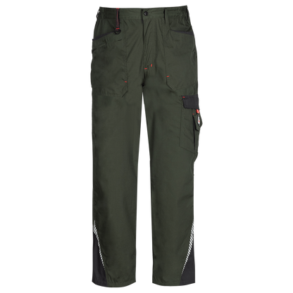 Παντελόνι εργασίας PRISMA SUMMER OLIVE/BLACK - 1