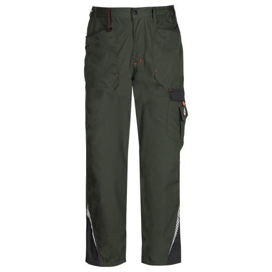 Работен панталон PRISMA SUMMER OLIVE/BLACK - 1
