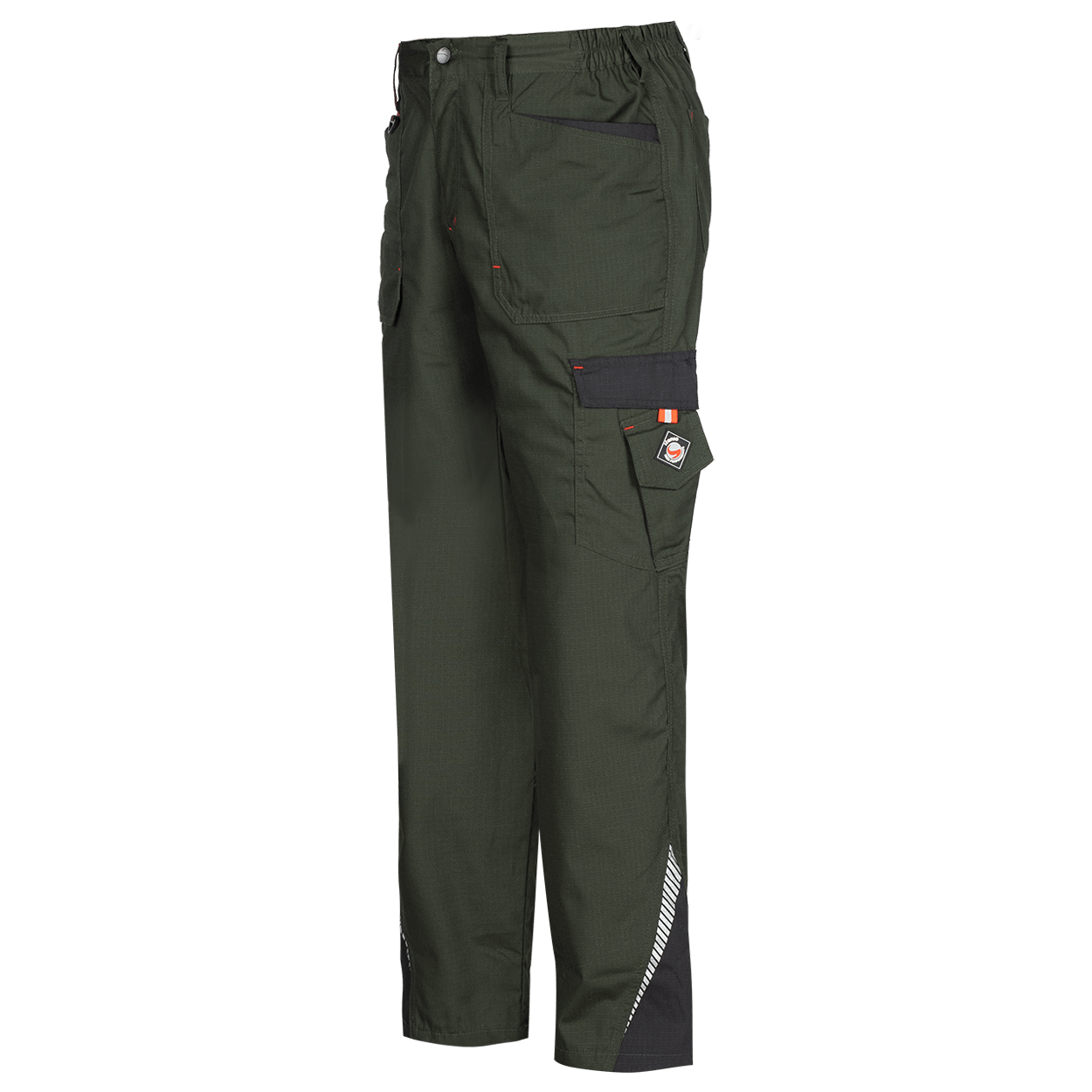 Παντελόνι εργασίας PRISMA SUMMER OLIVE/BLACK - 3