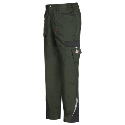 Παντελόνι εργασίας PRISMA SUMMER OLIVE/BLACK - 3