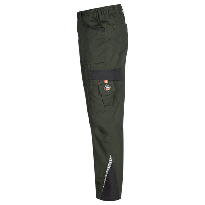 Παντελόνι εργασίας PRISMA SUMMER OLIVE/BLACK - 4