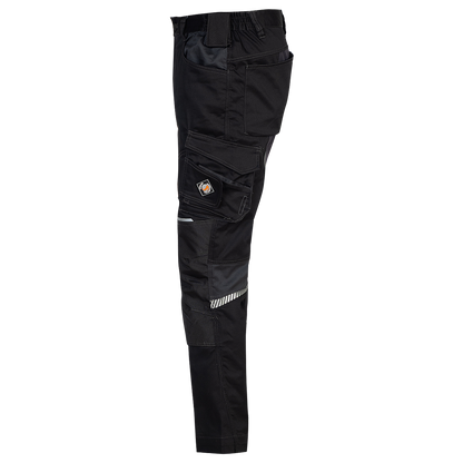 Pantaloni de lucru REVOLT 4STRETCH NEGRU/GRI ÎNCHIS/GRI - 6