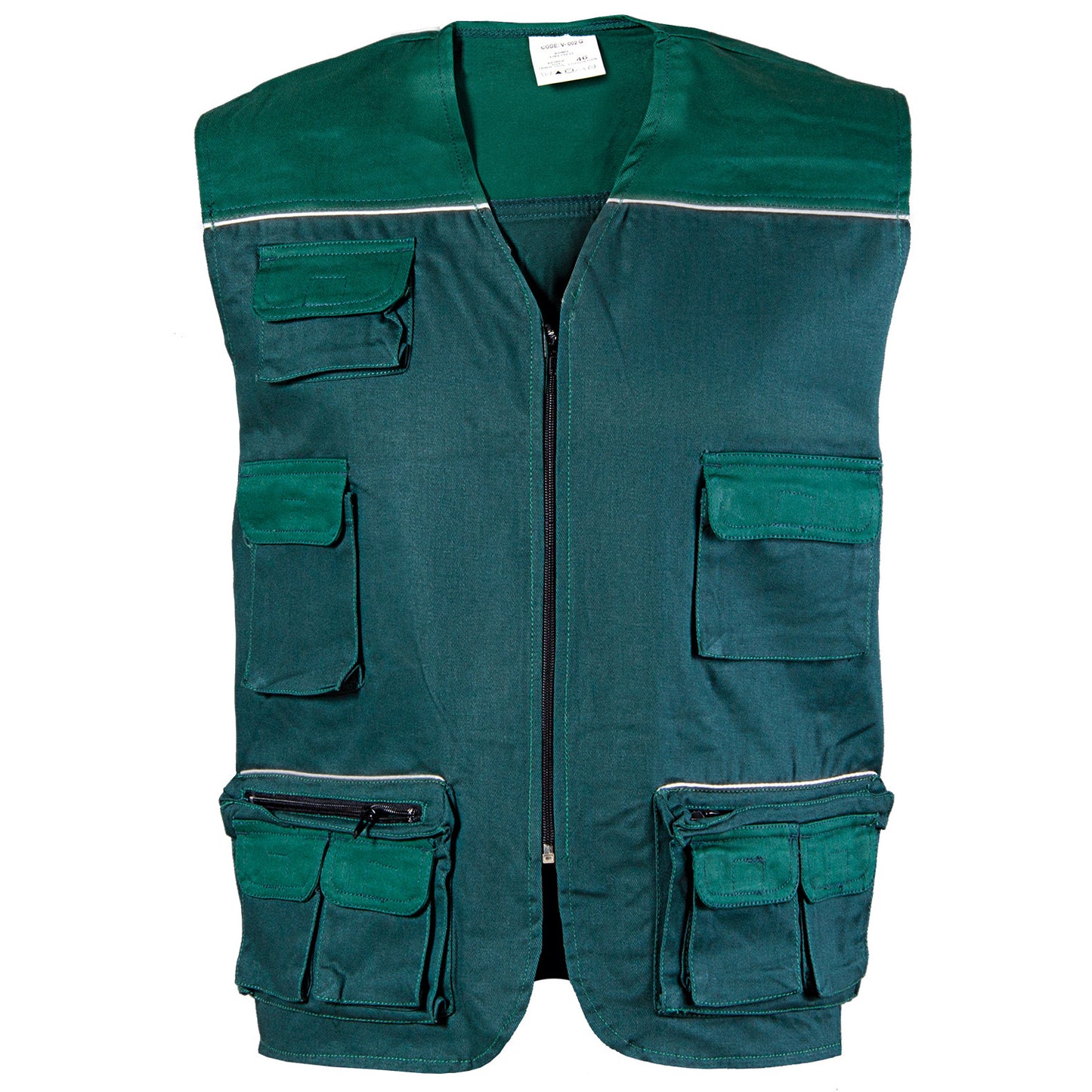 Vestă de lucru ASIMO VERDE - 1