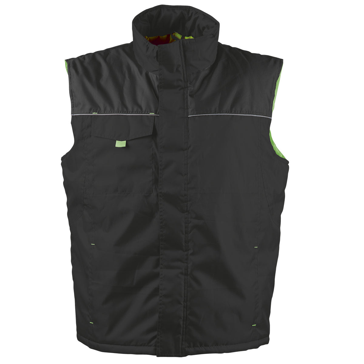Vestă de lucru LANOS NEGRU/VERDE