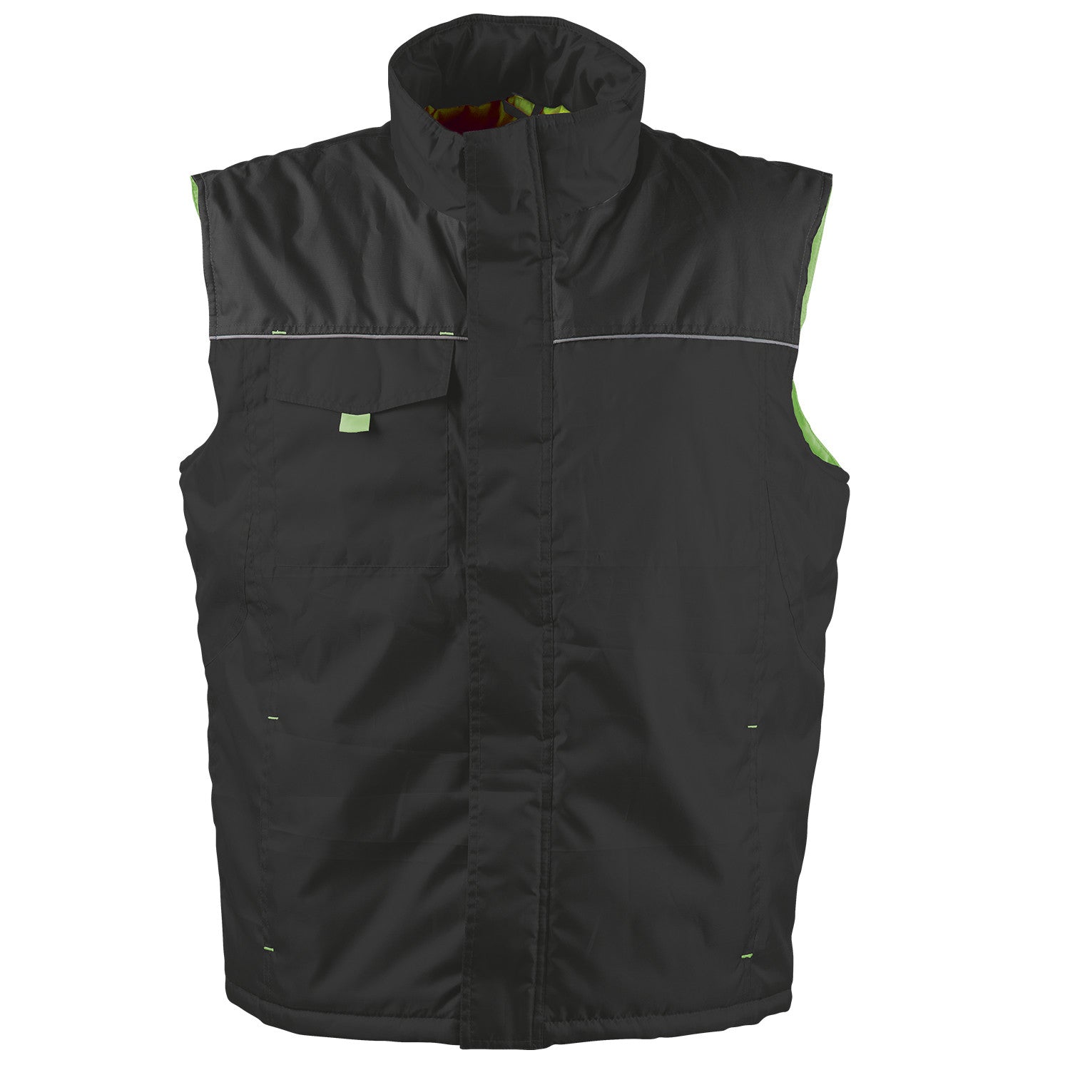 Vestă de lucru LANOS NEGRU/VERDE
