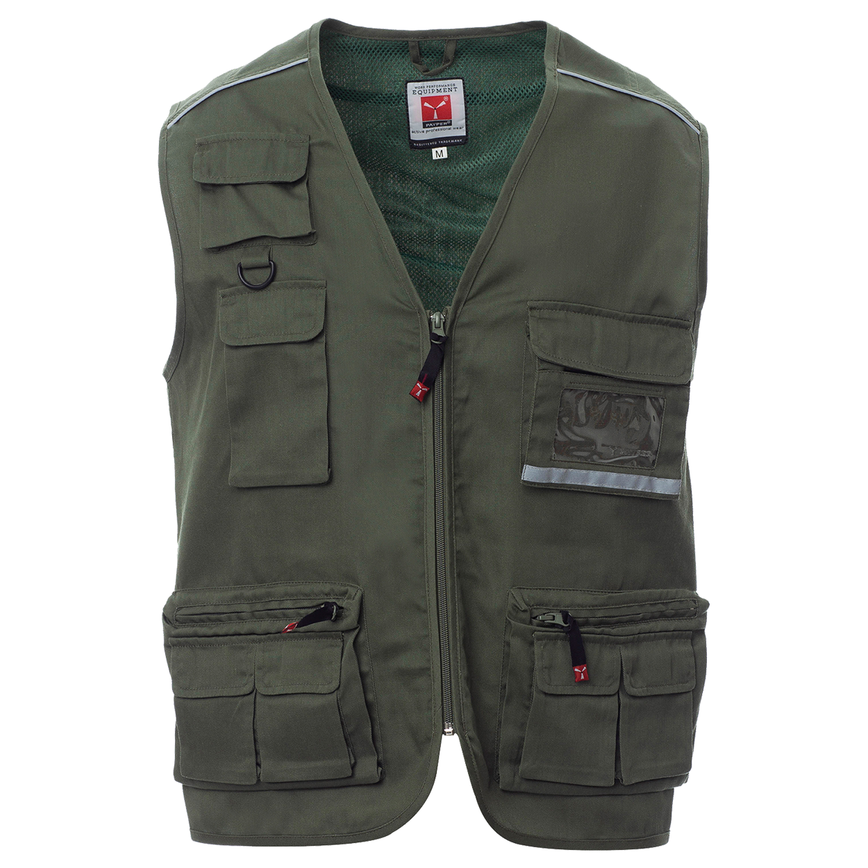 Vestă de lucru PAYPER POCKET VERDE