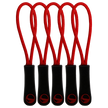 Zipper puller ROȘU 5 buc