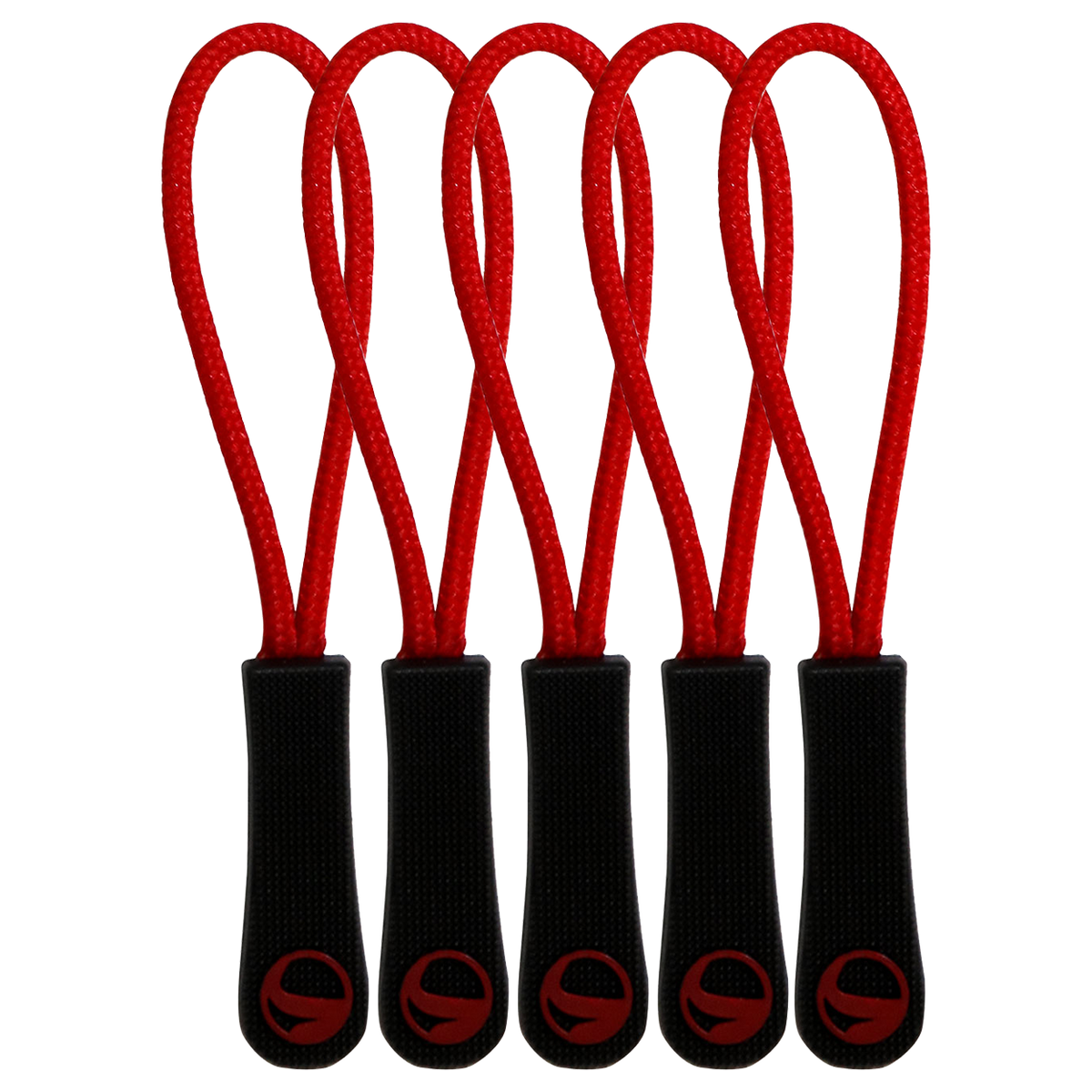 Zipper puller ROȘU 5 buc