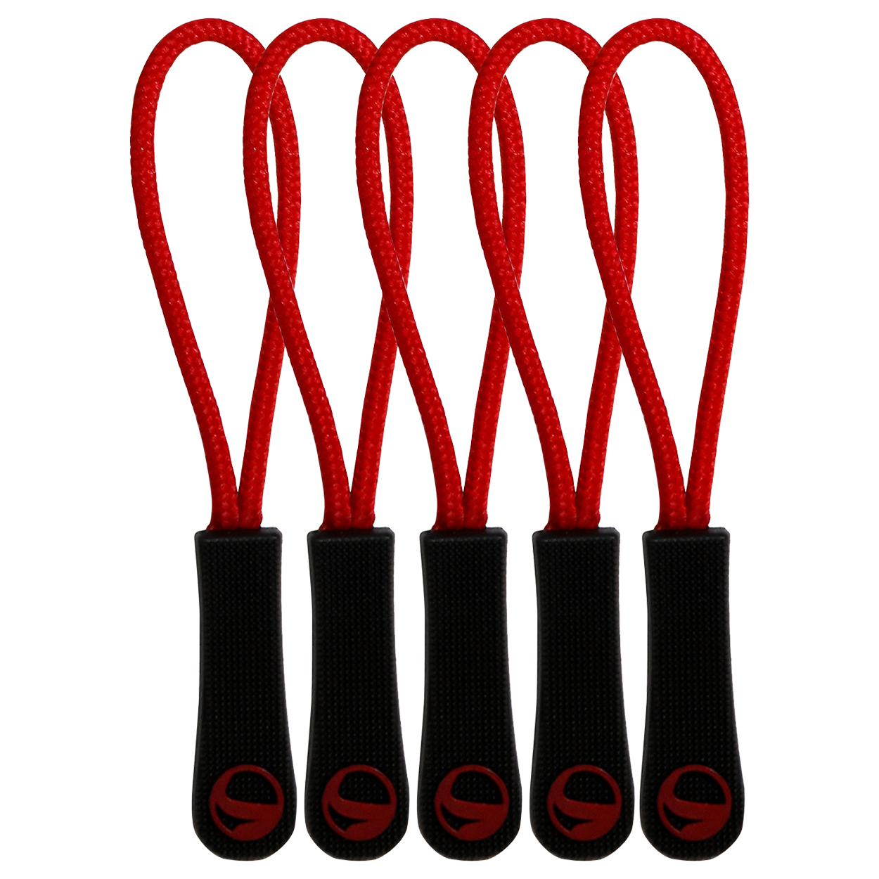 Zipper puller ROȘU 5 buc